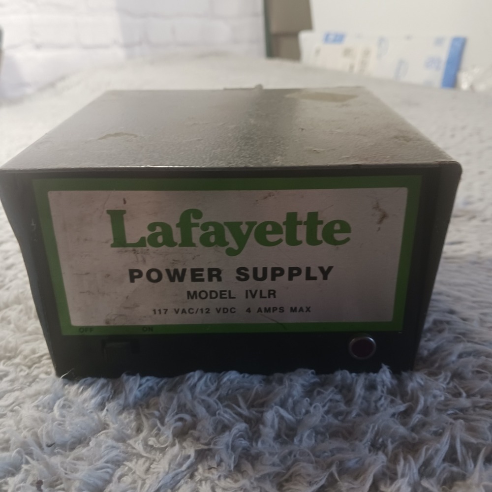 Lafayette Power‎ Supply Model IVLR Vintage Electronics 12V DC 4 Amp Retro Tech